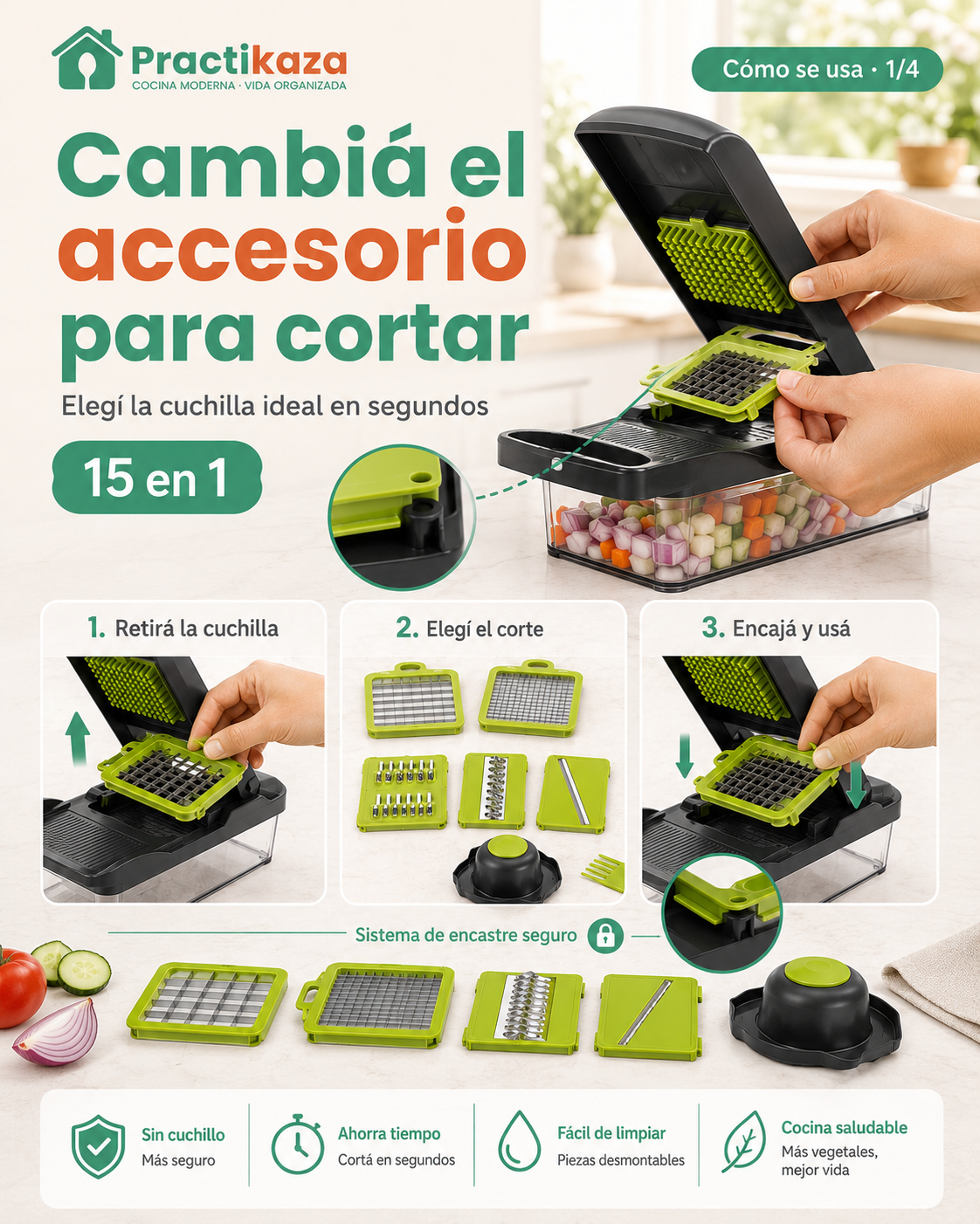 Chopper: Picadora 15 en 1